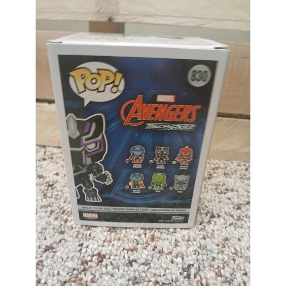 Funko Pop Marvel Avengers Mech Strike #830 Black Panther Target Exclusive WR2 - Picture 3 of 4